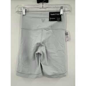 Aritzia TNA Butter Light Blue Atmosphere Hi-Rise 7" Bike Shorts‎ Size XS